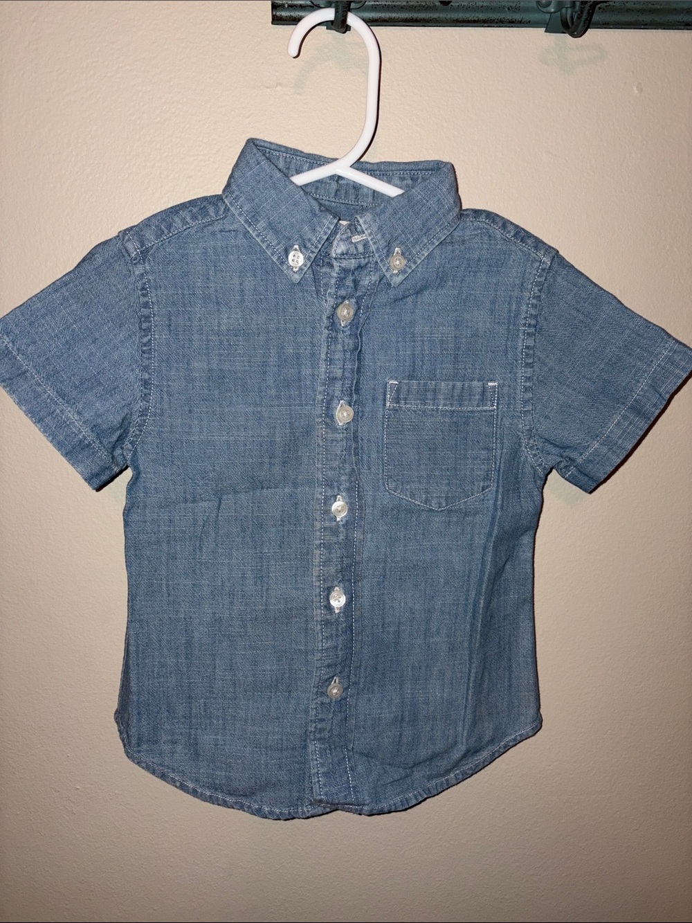 Crewcuts Short-Sleeve Button-Down Shirt - Blue